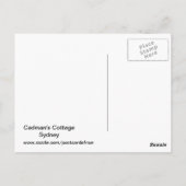 Cadman's Cottage, Sydney Briefkaart (Achterkant)