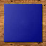 Cadmium Blue Solid Color Tegeltje<br><div class="desc">Cadmium Blue Solid Color</div>