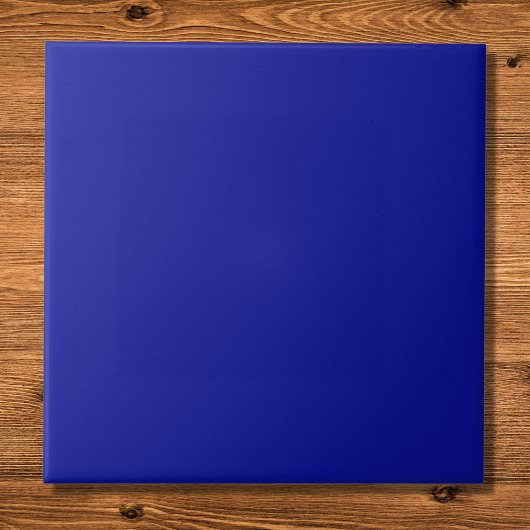 Cadmium Blue Solid Color Tegeltje