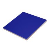 Cadmium Blue Solid Color Tegeltje (Zijkant)