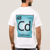 Cadmium (Cd) Element T-Shirt (Achterkant)