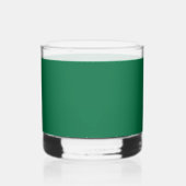 Cadmium green (solid color)  whisky glas (Achterkant)