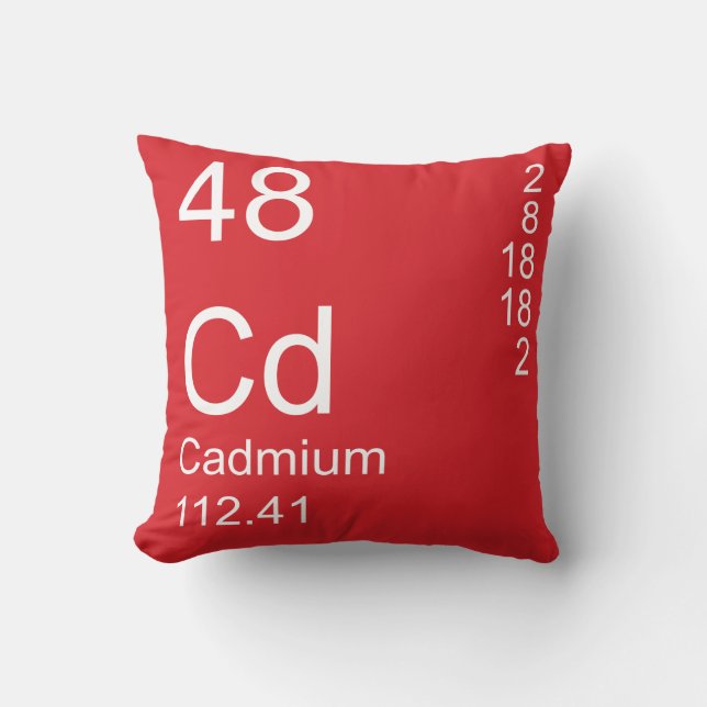 cadmium kussen (Voorkant)