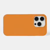 Cadmium orange (solid color)  iPhone hoesje (Achterkant horizontaal)