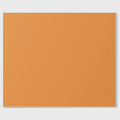 Cadmium Oranje Solid Color Cadeaupapier (Vlak)