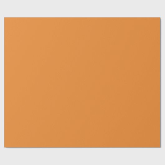 Cadmium Oranje Solid Color Cadeaupapier (Vlak)