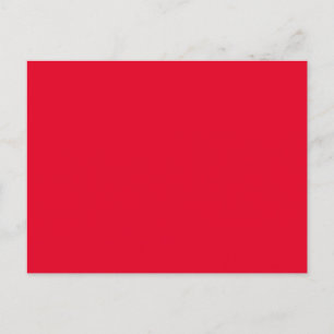 Cadmium Red Solid Color Briefkaart
