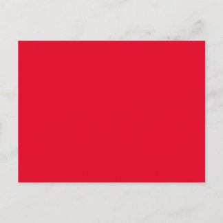 Cadmium Red Solid Color Briefkaart