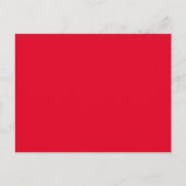 Cadmium Red Solid Color Briefkaart (Voorkant)