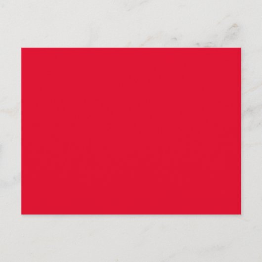 Cadmium Red Solid Color Briefkaart (Voorkant)