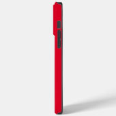 Cadmium Red Solid Color Case-Mate iPhone Case (Achterkant / Links)