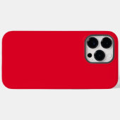Cadmium Red Solid Color Case-Mate iPhone Case (Achterkant (horizontaal))