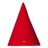 Cadmium Red Solid Color Feesthoedjes (Rechts)