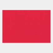 Cadmium Red Solid Color Inpakpapier Vel (Voorkant)