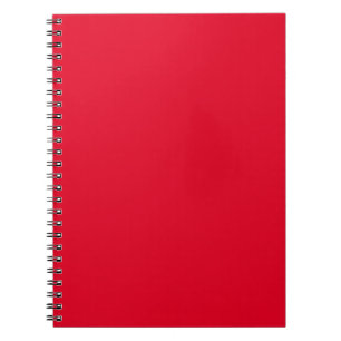 Cadmium Red Solid Color Notitieboek