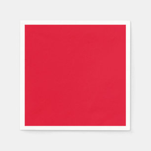 Cadmium Red Solid Color Servet