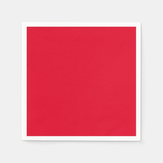 Cadmium Red Solid Color Servet (Voorkant)
