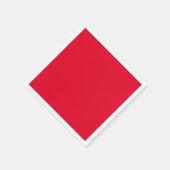 Cadmium Red Solid Color Servet (Hoek)