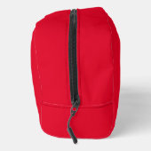 Cadmium Red Solid Color Toilettasje (Rechts)