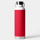 Cadmium Red Solid Color Waterfles (Achterkant)