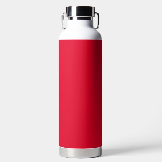 Cadmium Red Solid Color Waterfles (Voorkant)