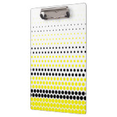 Cadmium Yellow en Black Polka Dot Klembord (Links)