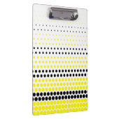 Cadmium Yellow en Black Polka Dot Klembord (Rechts)
