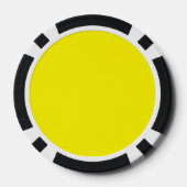 Cadmiumgeel (effen kleur)  poker chips (Achterkant)