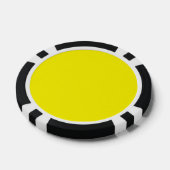 Cadmiumgeel (effen kleur)  poker chips (Enkel)