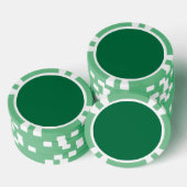 Cadmiumgroen (effen kleur) poker chips (Opstapeling)