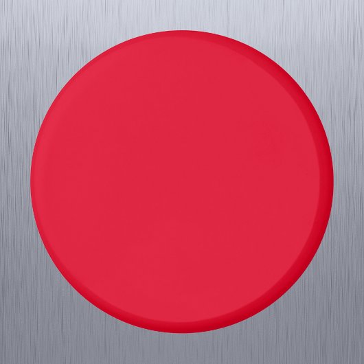 Cadmiumrood effen kleur magneet