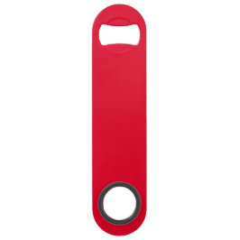 Cadmiumrood effen kleur speed flessenopener