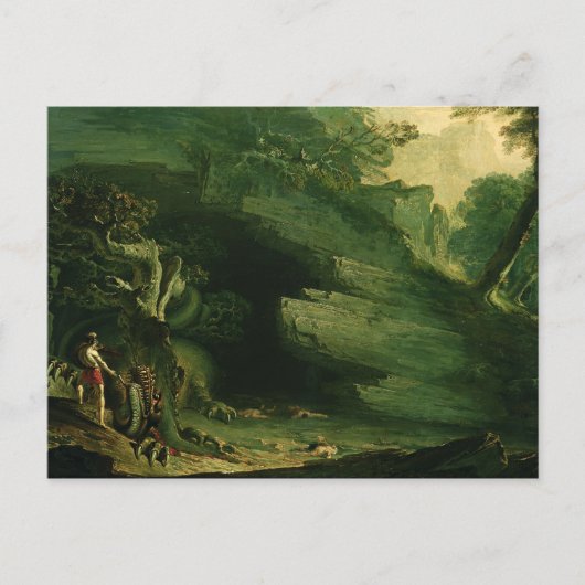 Cadmus en Dragon Briefkaart (Voorkant)