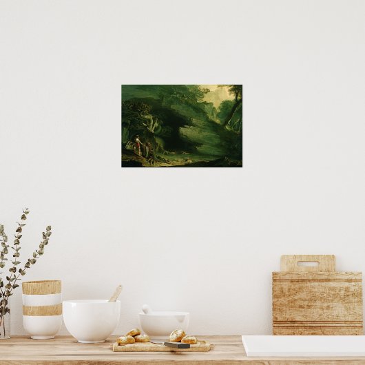 Cadmus en Dragon Poster (Keuken)