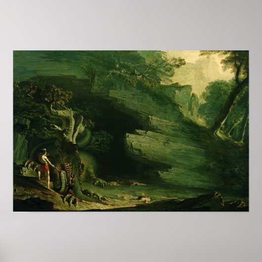 Cadmus en Dragon Poster (Voorkant)