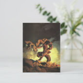Cadmus Sowing the Dragon's Teeth, Maxfield Parrish Briefkaart (Staand voorkant)