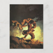 Cadmus Sowing the Dragon's Teeth, Maxfield Parrish Briefkaart (Voorkant)