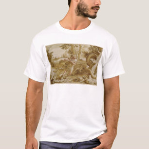 Cadmus staat op het punt een draak aan te vallen t-shirt
