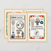 Cadmus Wizard - Cadmium-element Briefkaart (Voorkant / Achterkant)