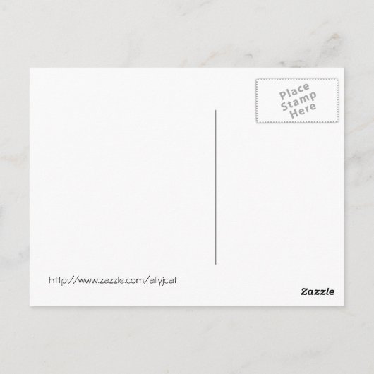 Cadole Dog Post-kaarten Briefkaart (Achterkant)