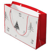 CADOTAS KONIJN EN KERSTBOOM  GROOT CADEAUZAKJE (Achterkant Gekanteld)