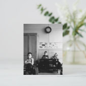 Cadran scolaire 1956 - Robert Doisneau Briefkaart (Staand voorkant)