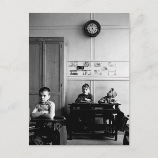 Cadran scolaire 1956 - Robert Doisneau Briefkaart (Voorkant)