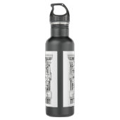 CADUCEUS 24oz Waterfles Waterfles (Achterkant)