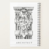 CADUCEUS 5.5x8.5 Spiraalvormig Notitieboek (Achterkant)