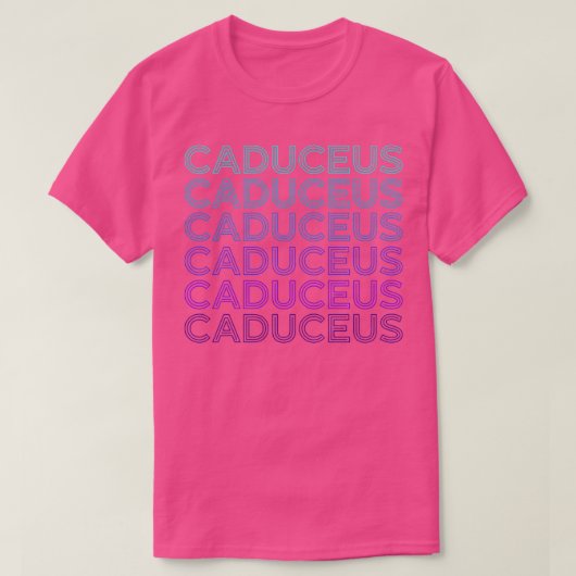 Caduceus Alchemy Hermetic Alchemist Retro T-shirt (Design voorkant)