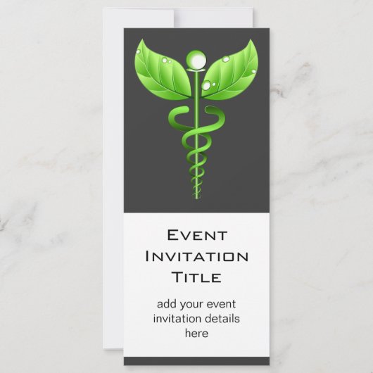 Caduceus Alternatief Geneesmiddel Holistisch Evene Kaart (Voorkant)