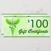 Caduceus Alternative Medicine $100 Gift Voucher (Voorkant / Achterkant)