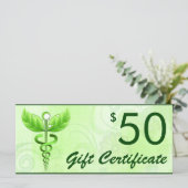 Caduceus Alternative Medicine $50 Gift Voucher (Staand voorkant)