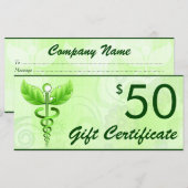 Caduceus Alternative Medicine $50 Gift Voucher (Voorkant / Achterkant)